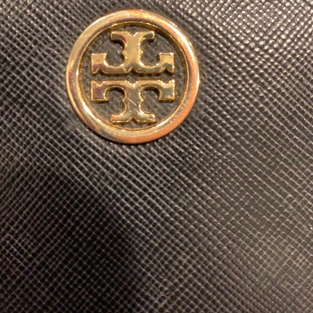 Tory Burch Wallet Black and Gold - Picture 6 of 9